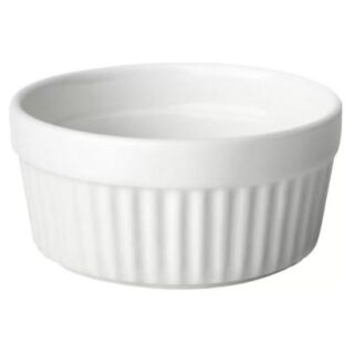 МЕНАЖ, кокотница фарфоровая, 9х4.5 см, белый