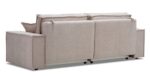 ФАБИО, диван-кровать, прямой, букле, бежевый, 250х85х101 см