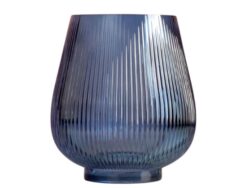 ТОПАЗ, ваза для цветов, 20 см, синий
