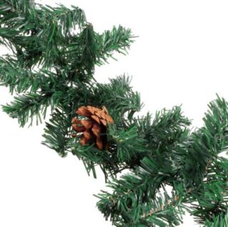 ВИНТЕР, гирлянда хвойная еловая с шишками, 270 см, 200 веток