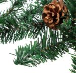 ВИНТЕР, гирлянда хвойная еловая с шишками, 270 см, 200 веток