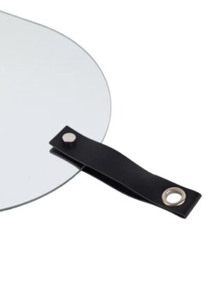 ЛОФТ, зеркало настенное на ремешке, овал, 20х30 см