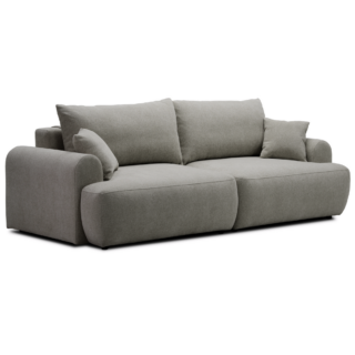 КЬЯНТИ, диван-кровать, прямой, серо-коричневый, шенилл Evanty 05