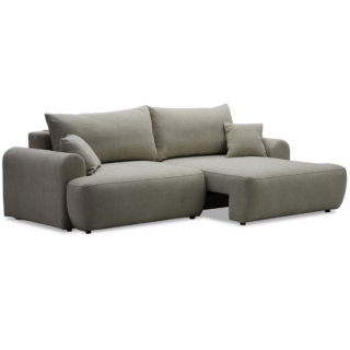 КЬЯНТИ, диван-кровать, прямой, серо-коричневый, шенилл Evanty 05