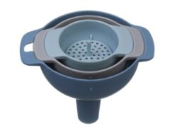 БЛЮ, набор воронок с фильтром, 4 предмета: фильтр, воронка 3 шт, микс