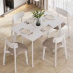ПЕГАС Classic+, стол раздвижной, 120/160/200х75 см, белый