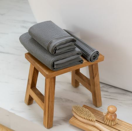 ФРЭЯ, набор полотенец махровых, 3 шт: 30х50 см, 50х90 см, 70х130 см, серый, ФРЭЯ, набор полотенец махровых, 3 шт: 30х50 см, 50х90 см, 70х130 см, серый,