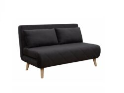 ЭЛЛИ, диван-кровать, 136 см, велюр, графитовый серый