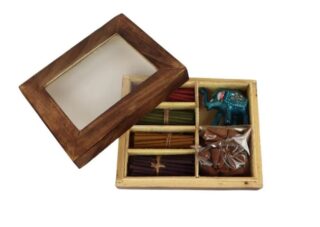 КАРМА СЭНС, ароманабор: палочки, конусы, подставка,