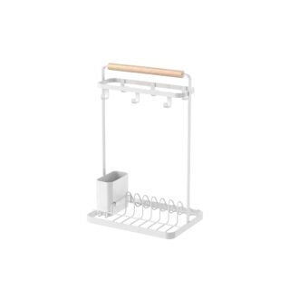 ЛЕМАКС, многофункциональная сушилка с ручкой и крючками, белый