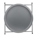 ХЭНДИ. столик складной, металл, 47х47х50,5 см, серебряный