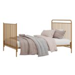 КИДС ВИНТАЖ, кровать-трансформер, 70х140 / 140х200 см, золотистый