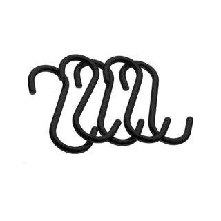 ТРАДИЦИЯ, комплект крючков малых для рейлинга, 5 штук, черный