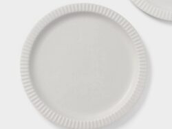 ДЖАРВА, тарелка, фарфор, 25 см, светло-серый