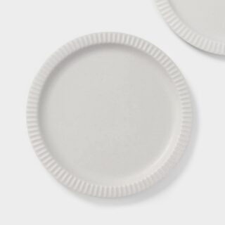 ДЖАРВА, тарелка, фарфор, 25 см, светло-серый