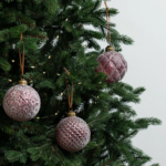 ВИНТЕР, набор стеклянных шаров, 6 штук, 8 см, розовый