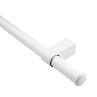 МОДЕРН, комплект рейлинга, 2 держателя, 2 заглушки, 100 см, белый