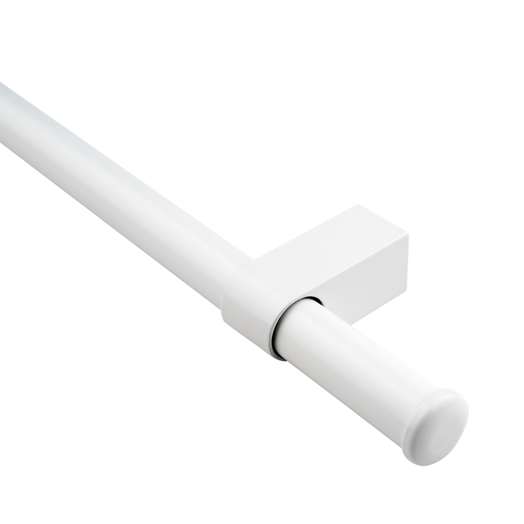МОДЕРН, комплект рейлинга, 2 держателя, 2 заглушки, 100 см, белый
