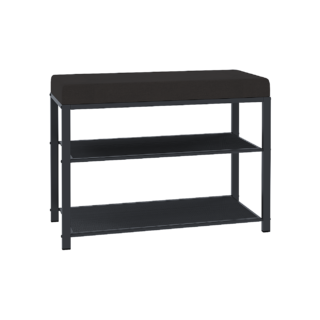 ТОРОНТО 23S, банкетка, 67 см, каркас графит/сиденье серый,