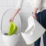 КИДС ЛОККИГ, горшок со съемной вставкой, белый/зеленый