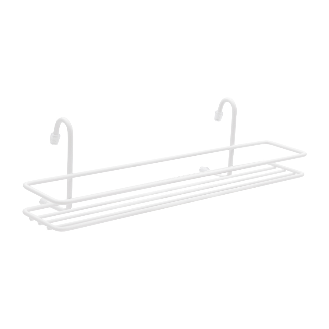 ЛЕМАКС, полка для специй на рейлинг, 36 см, белый