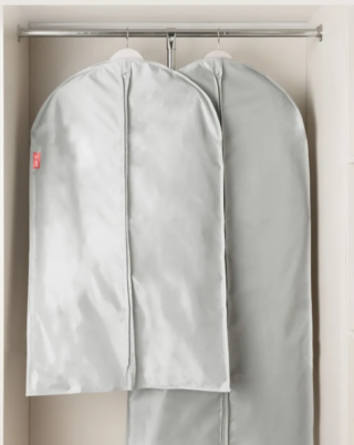 СЕЙРА, чехол для одежды, 135х60 см, серый