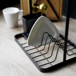 ЛЕМАКС, многофункциональная сушилка с ручкой и крючками, черный