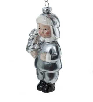 ВИНТЕР, елочное украшение, ребенок, 11 см, серебристый