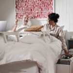 КЛИПСК, столик-поднос на ножках, белый