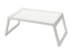 КЛИПСК, столик-поднос на ножках, белый