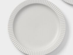 ДЖАРВА, тарелка, фарфор, 21,3 см, светло-серый