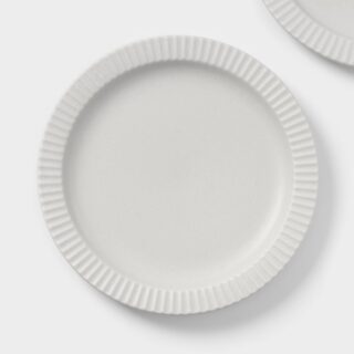 ДЖАРВА, тарелка, фарфор, 21,3 см, светло-серый