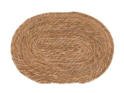 ЭКО, салфетка плетеная, овал, 1 шт, 43х30 см, натуральный