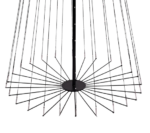 ВИНТЕР, светящаяся электрическая фигура, елка, 250 см