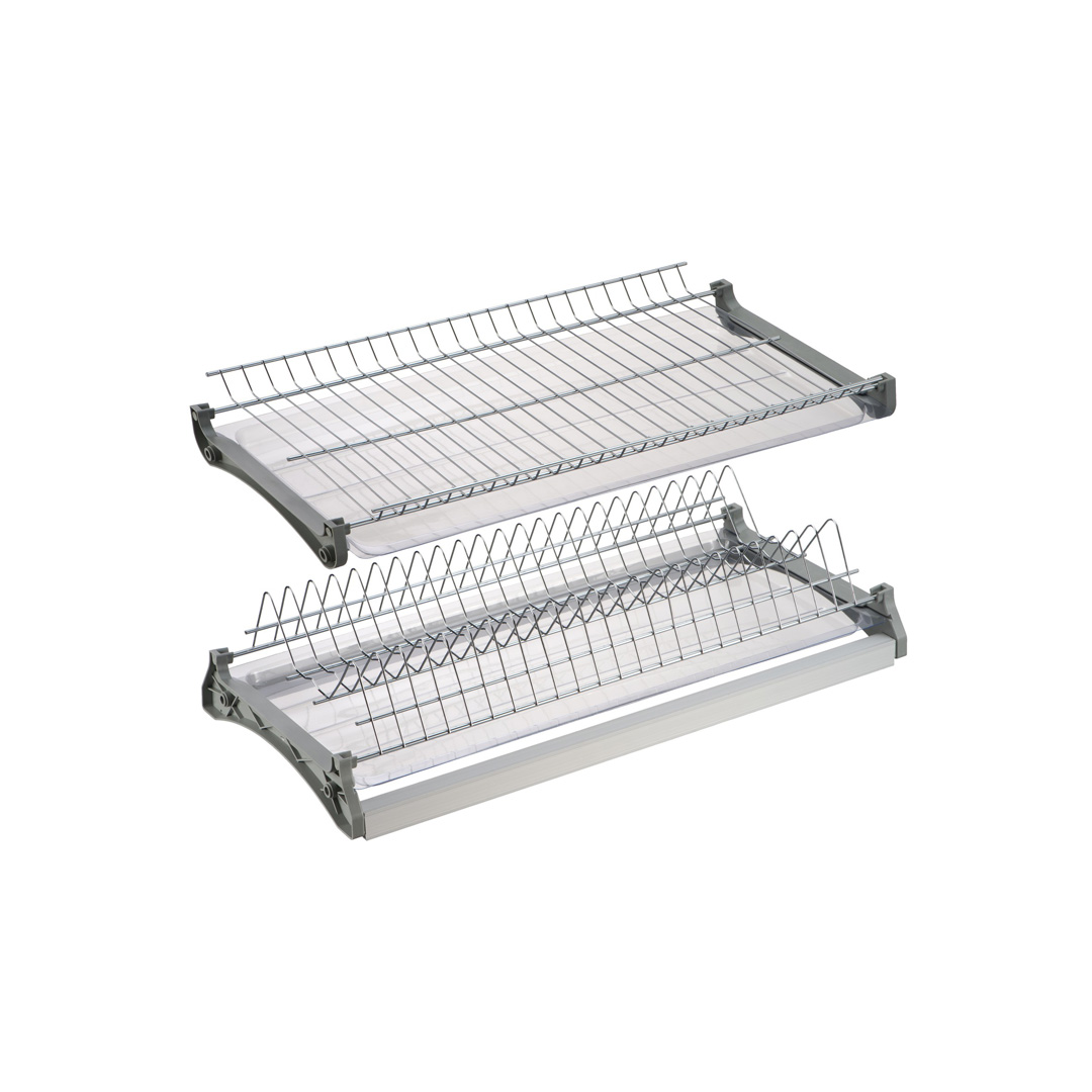 ЛЕМАКС, двухуровневая сушилка для навесного шкафа, 60 см, алюминий