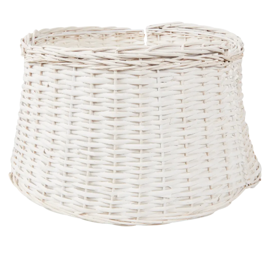 ВИНТЕР, корзина под елку, ротанг, 60х28 см, белый ВИНТЕР, корзина под елку, ротанг, 60х28 см, белый
