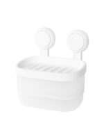 НОДРИЛ, держатель для туалетной бумаги на вакуумных присосках, белый