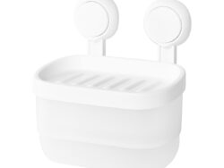 НОДРИЛ, держатель для туалетной бумаги на вакуумных присосках, белый