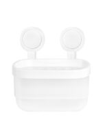 НОДРИЛ, держатель для туалетной бумаги на вакуумных присосках, белый