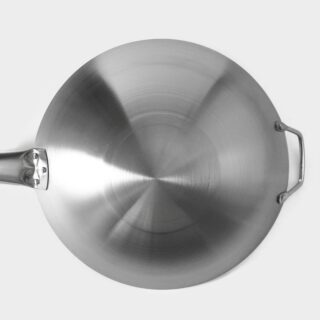 HANNA KNOVELL, сковорода-вок с ручкой, 30 см, нержавеющая сталь