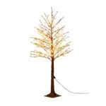 ВИНТЕРЛАЙТ, светодиодное дерево, 210 см, тёплый свет, коричневый