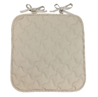 СИТТЭ, подушка-галета на стул, 38х38 см, бежевый