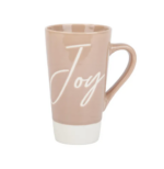 ДЖОЙ, кружка, 500 мл, фарфор, бежевый