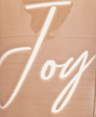 ДЖОЙ, кружка, 500 мл, фарфор, бежевый