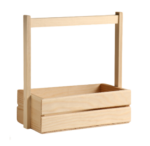 ВУДИ, подарочный ящик с ручкой, 27х14х25 см, дерево