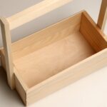 ВУДИ, подарочный ящик с ручкой, 27х14х25 см, дерево