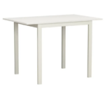 ВАНС, стол кухонный раздвижной, 109/79х68 см, металл/лдсп, белый, М2