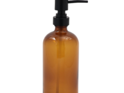 БРАУН, дозатор для мыла, 500 мл, стеклянный, коричневый