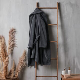 ГРИ САНДРЕ, халат махровый, мужской, р 44, темно-серый