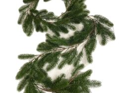 ВИНТЕР, гирлянда хвойная, литая, 1,8 метра, ель, темно-зеленый